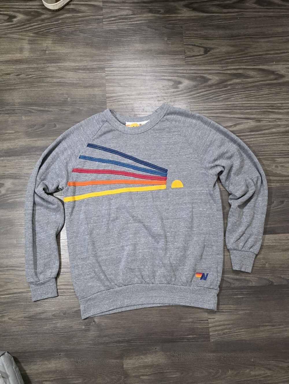 Aviator Nation Gray Daydream Women's Relaxed Crew Sweatshirt